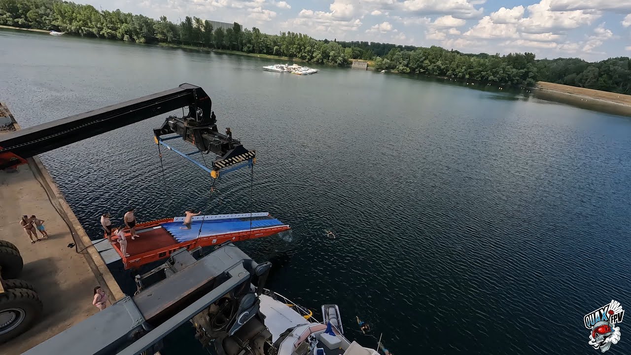 Hafenparty 2023 mit Rutsche und vielem mehr!!Schaut selbst die FPV Copter Aufnahmen an. Top Location