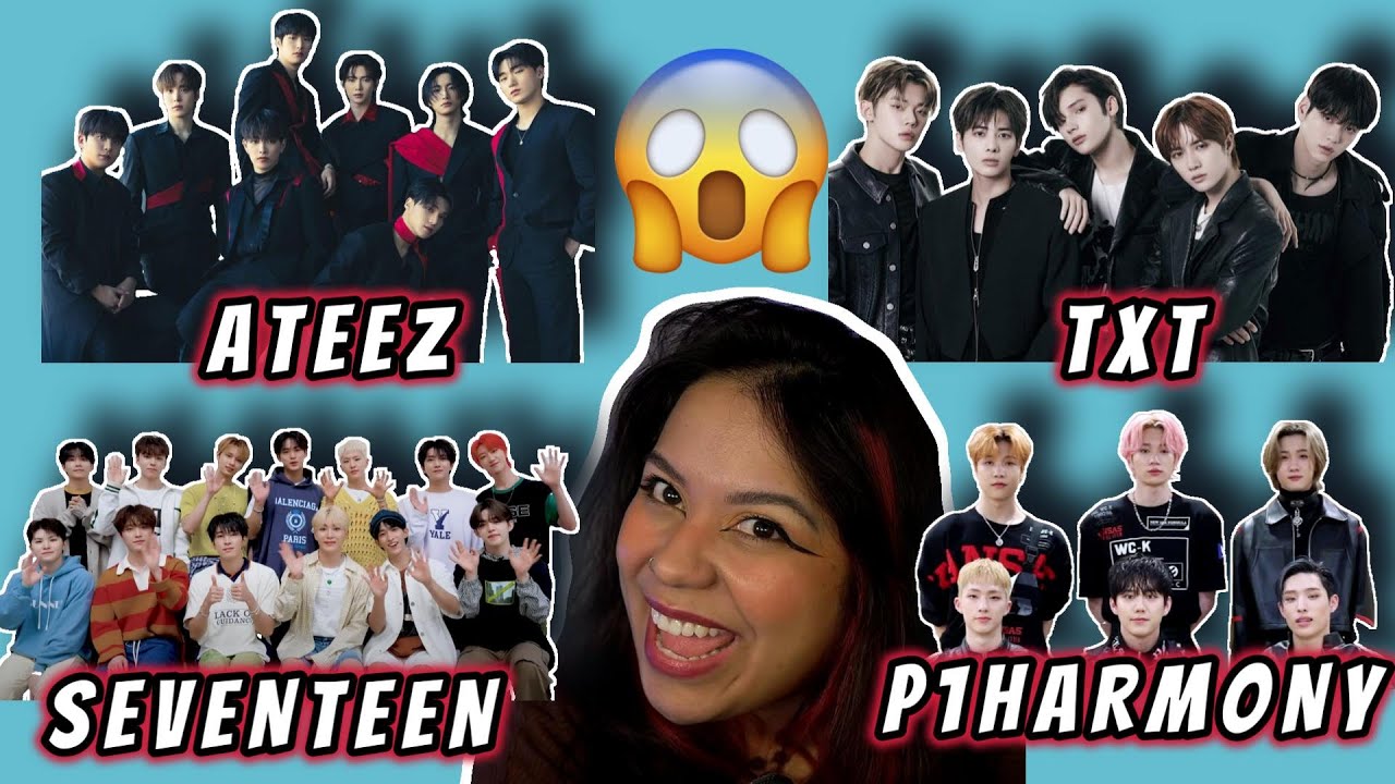 TWITCH CHAT GETS ME TO REACT TO NEW GROUPS😱❤️ | ATEEZ, TXT, SEVENTEEN and P1HARMONY