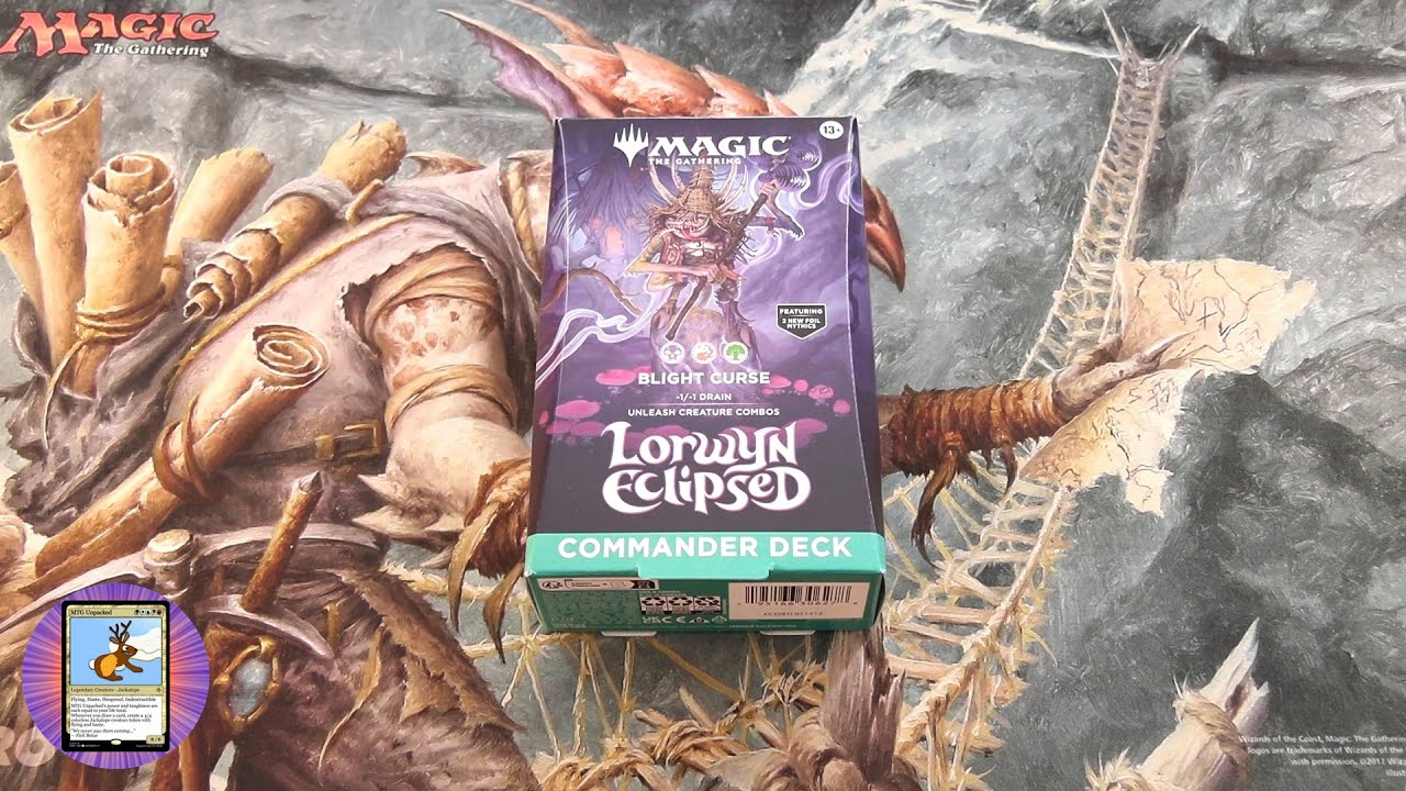 Колода Commander Lorwyn Eclipsed: Blight Curse (распаковка)