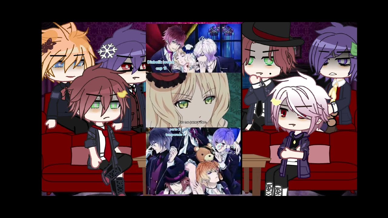 DIABOLIK LOVERS react to yui komori||DlxGACHA//