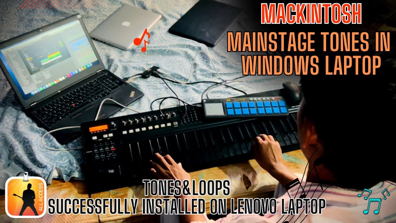 (Windows lenovo) Mainstage tones,Playbackloops successfully installed on Mackintosh|7/8 Rythm loops