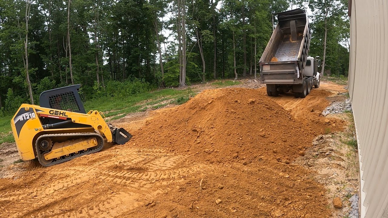 Dream Shop build..360 Tons of Dirt, gravel And more!