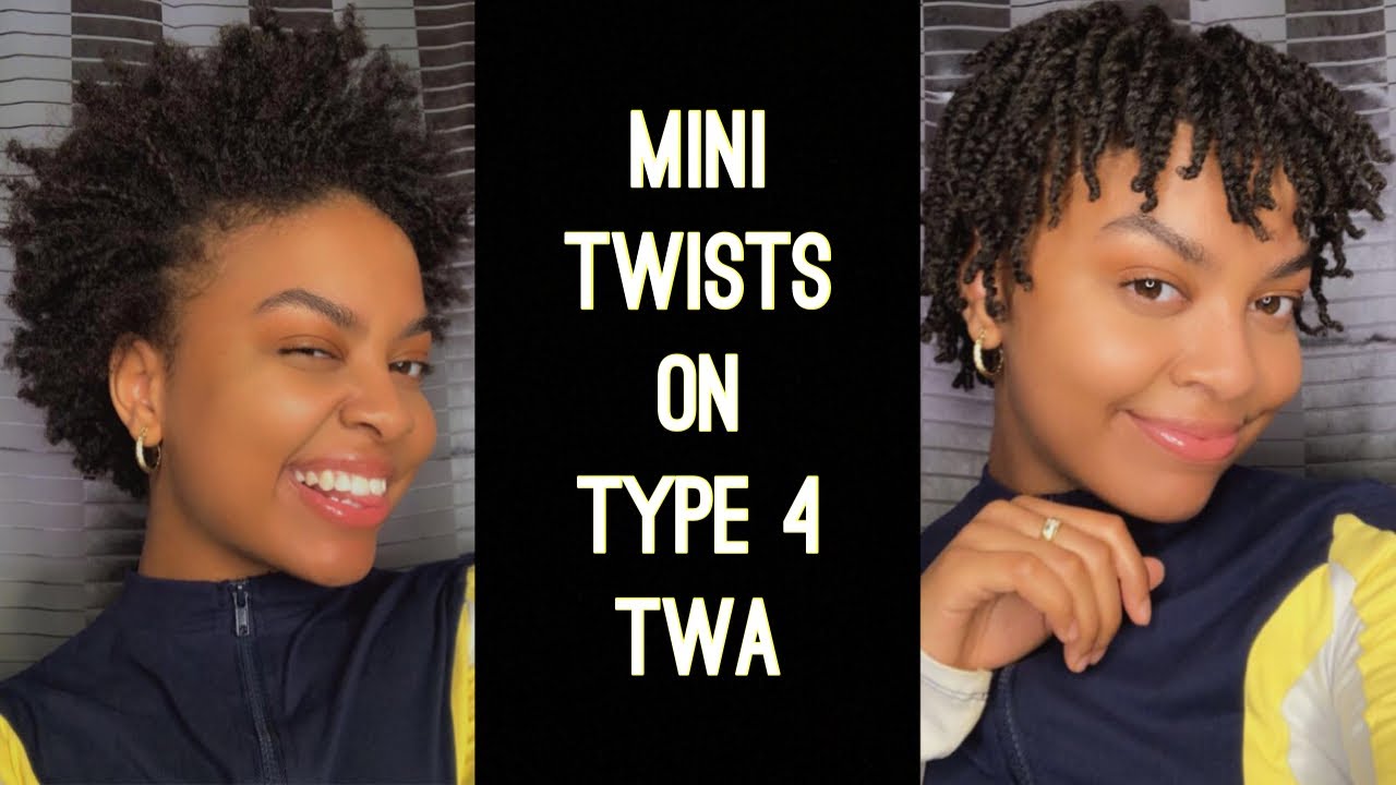 HOW TO: Mini Twists on TWA | Type 4 Hair