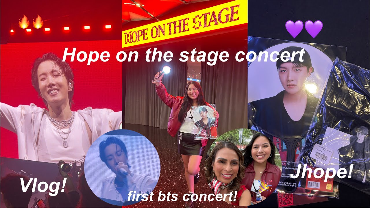 JHOPE CONCERT VLOG- Hope on the stage tour in San Antonio!💜💜