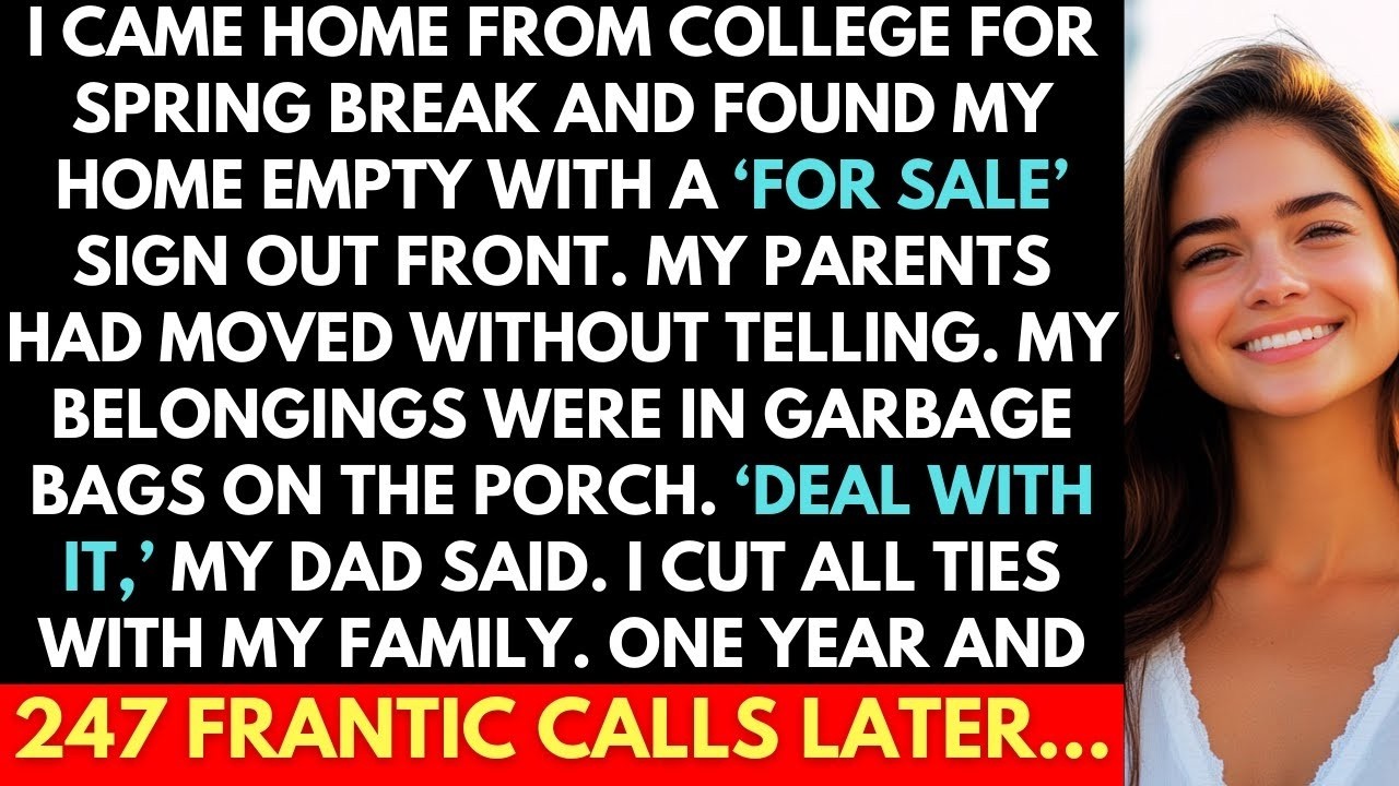 Came Back From College And Found My Home Empty With My Belongings Left In Garbage Bags On The Porch…