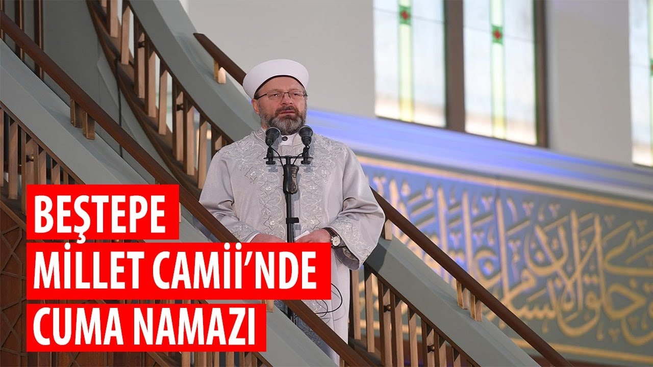 Beştepe Millet Camii'nde Cuma Namazı