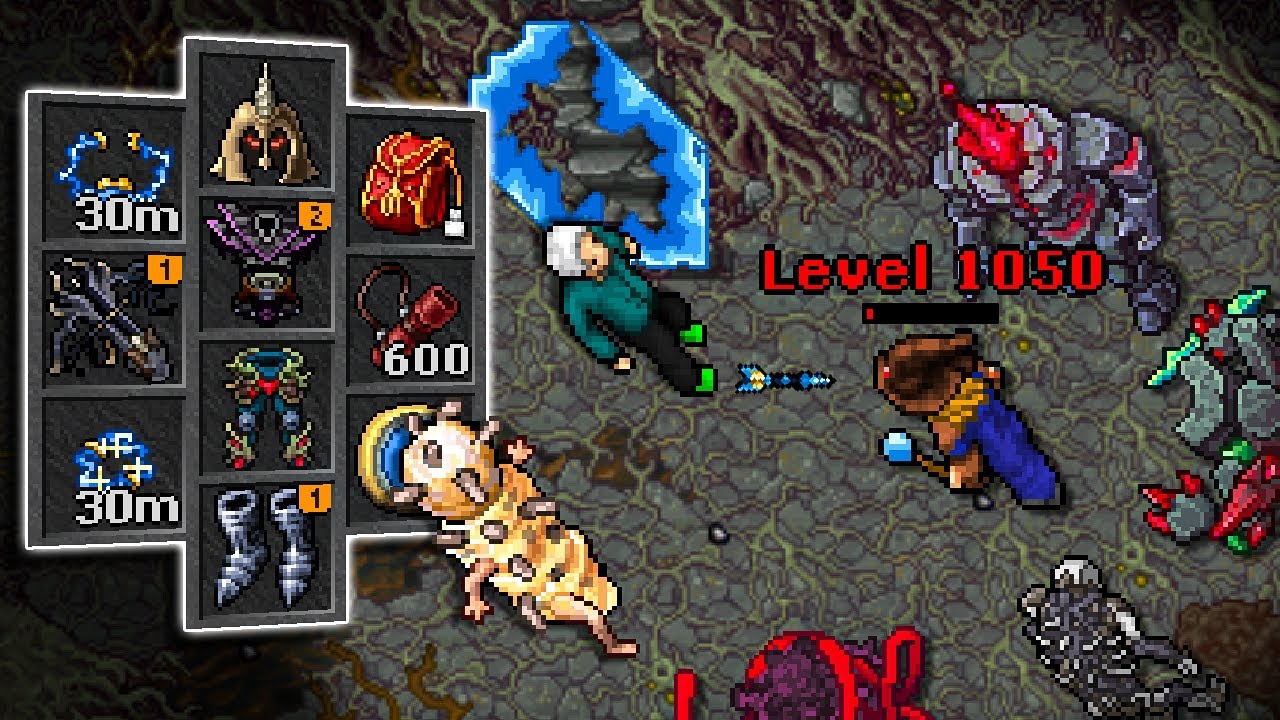 Dando Aula de PvP de PALADIN para os High Level do Tibia 🔥🏹#3