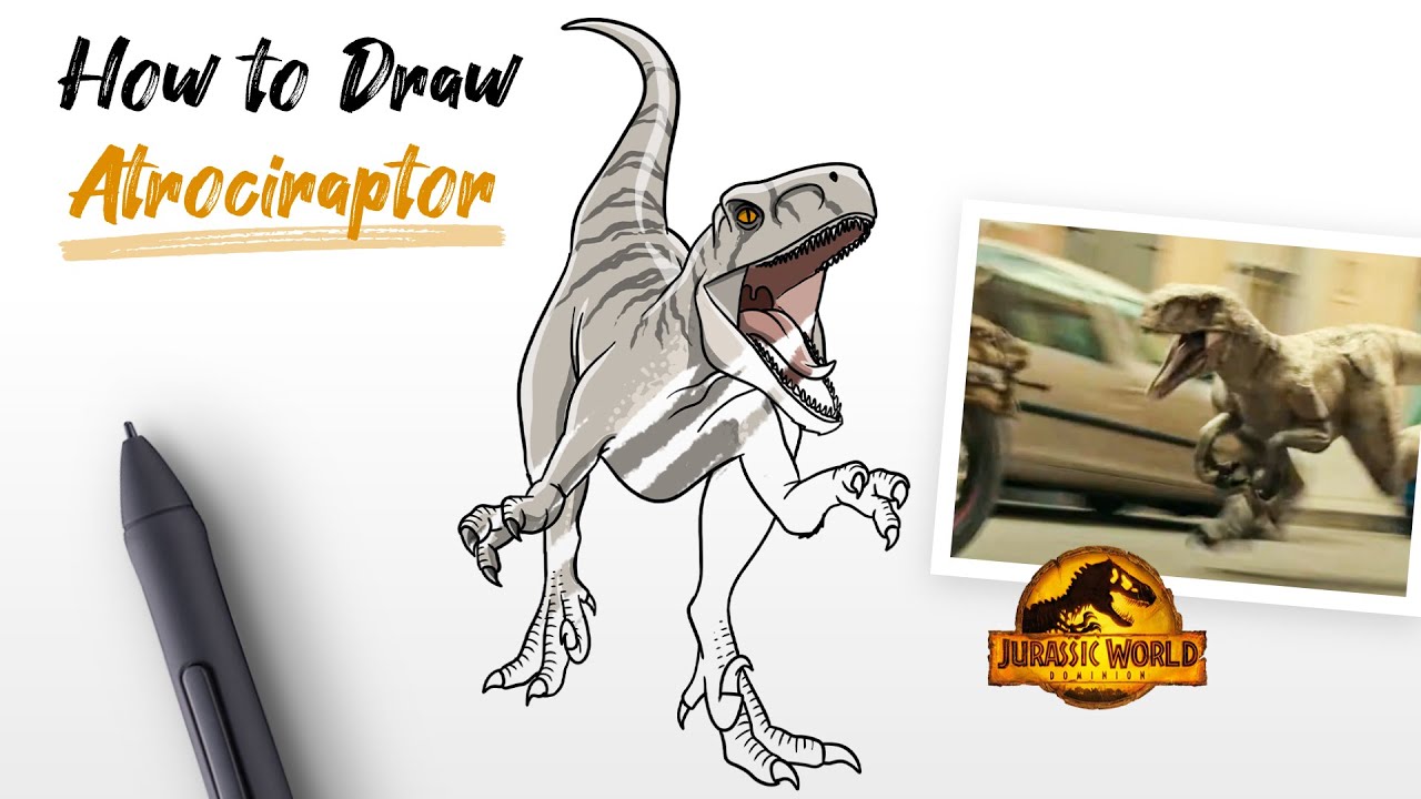 How to Draw Atrociraptor 