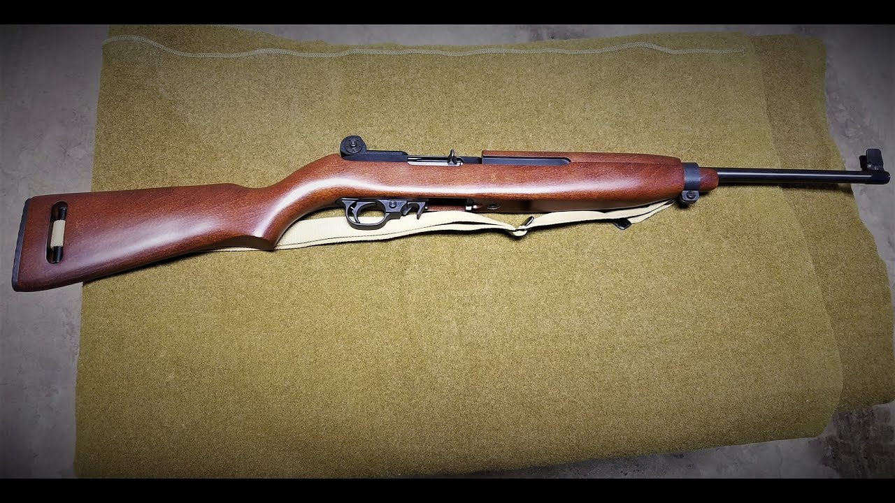 Ruger 10-22 — переделанный в клон карабина M1. Рядом с настоящим M1.
