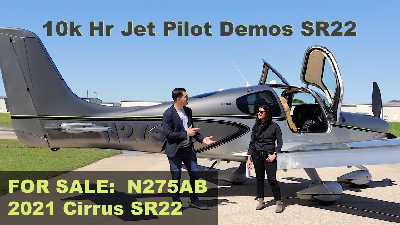 10,000 Hour Jet Pilot Demos Cirrus SR22! FOR SALE - N275AB (4K UHD)