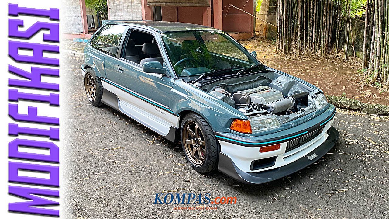 Modifikasi Honda Civic Nouva, Widebody Kit Karya Anak Bangsa