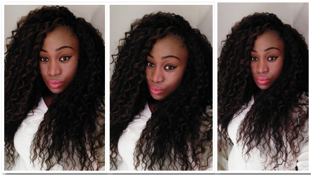 Trança crochet  cacheado / Penteado afro protetor / Crochet braids .