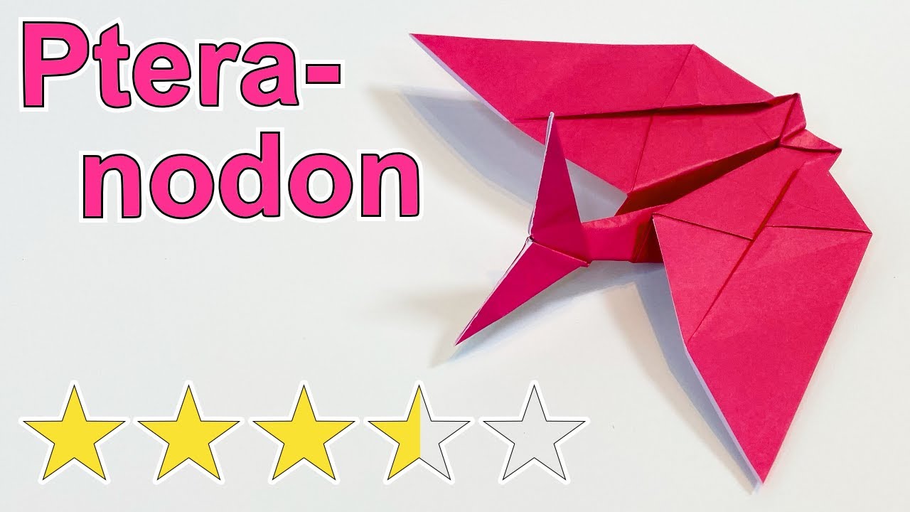 How to make Origami Pteranodon 〜プテラノドン〜  | DIY Easy Origami Paper Folding