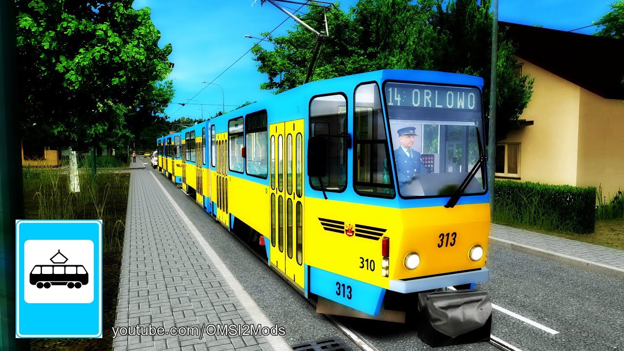 OMSI 2 TRAM - Podmiejska Tram CKD Tatra KT4D
