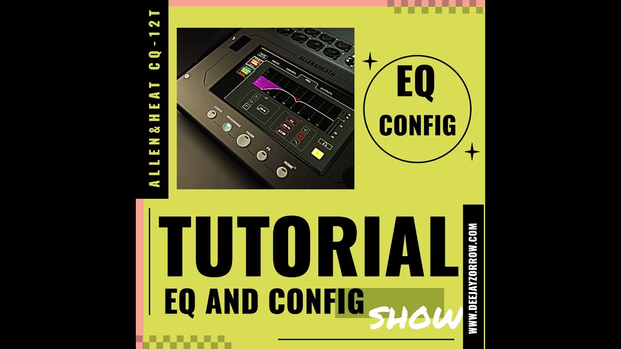ALLEN & HEATH CQ-12T (ecualización y datos prácticos)