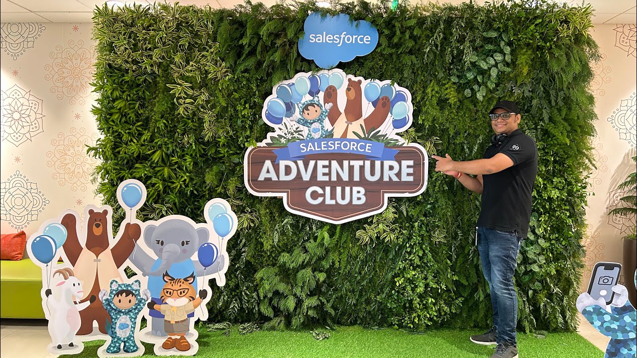 Salesforce Adventure Club 2024: День веселья для детей в Хайдарабаде! 🎨🎉🍕 #salesforce #adventuretime