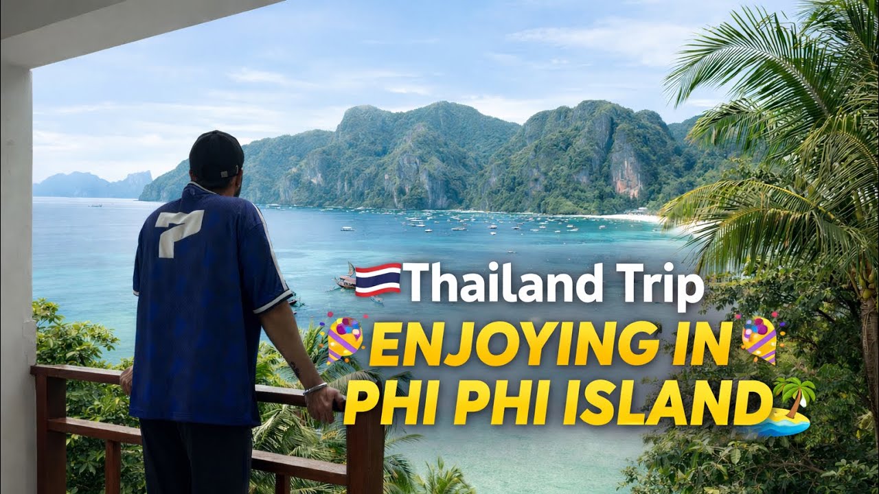 ENJOY THAILAND TRIP WITH DAD ON PHI PHI ISLAND 🏝️🛥️😍