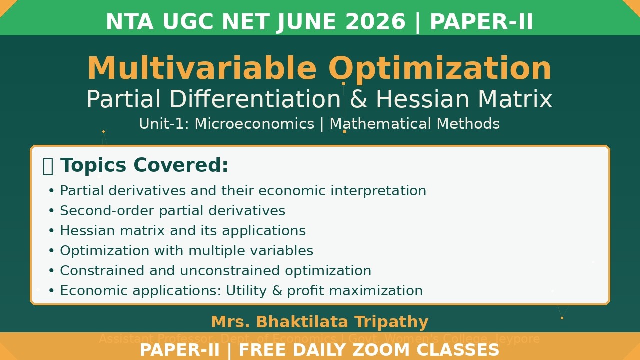 Week 3 day 3 multivariable optimization