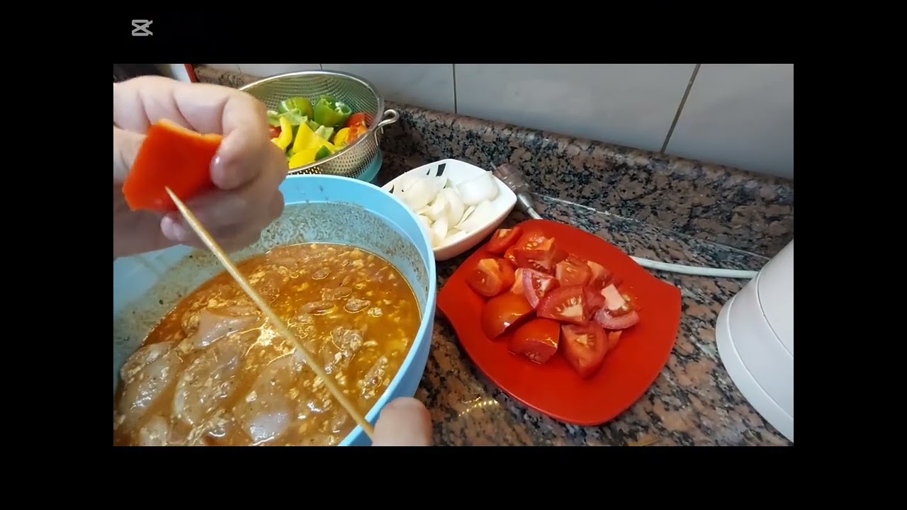 طريقه عمل الشيش طاووق باسهل طريقه🐓🐔🌶