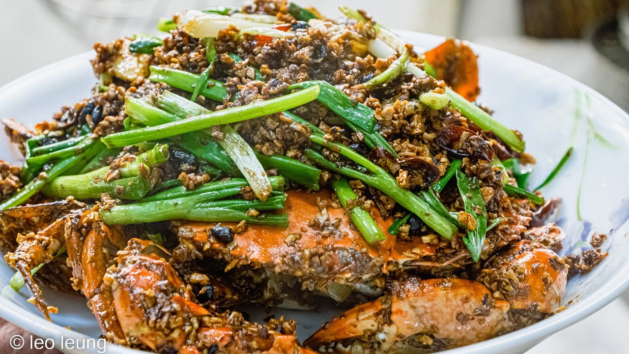 廣東話影片｜避風塘炒蟹｜還原30年前的鵝頸橋風味｜香港名物｜家廚做得到｜炸脆蒜豆豉辣椒｜控制水份｜鮮香爽辣｜100%還原大排檔風味