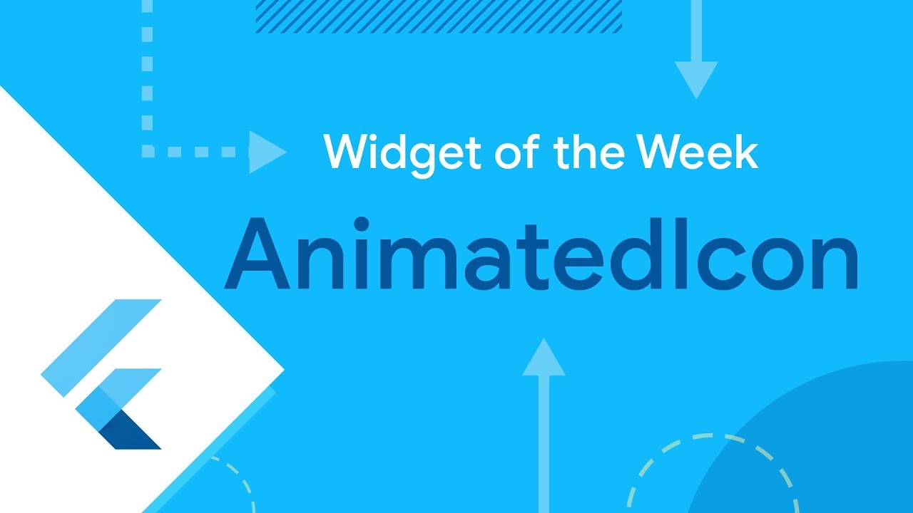 AnimatedIcon (Flutter Widget of the Week)