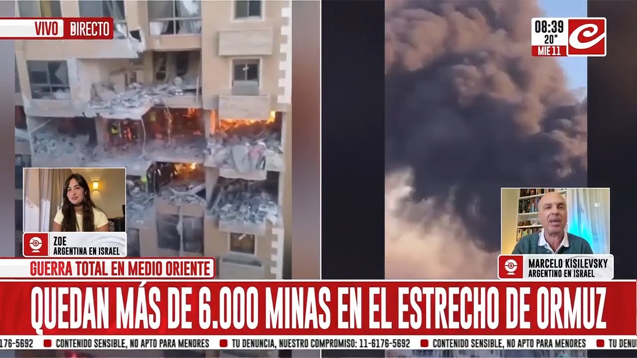 Guerra total en Medio Oriente: hablan argentinos en Israel y el portavoz de Israel