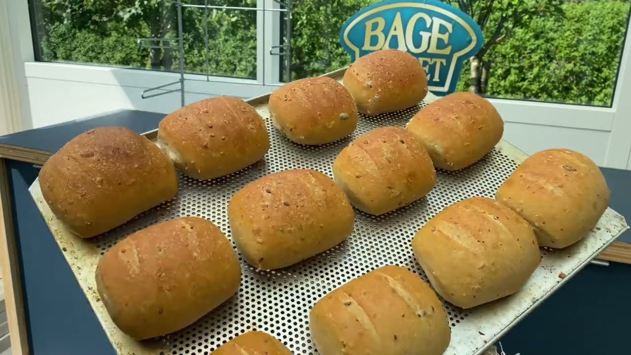 Rundstykker til i morgen. Lav rundstykker i dag og bag dem i morgen.