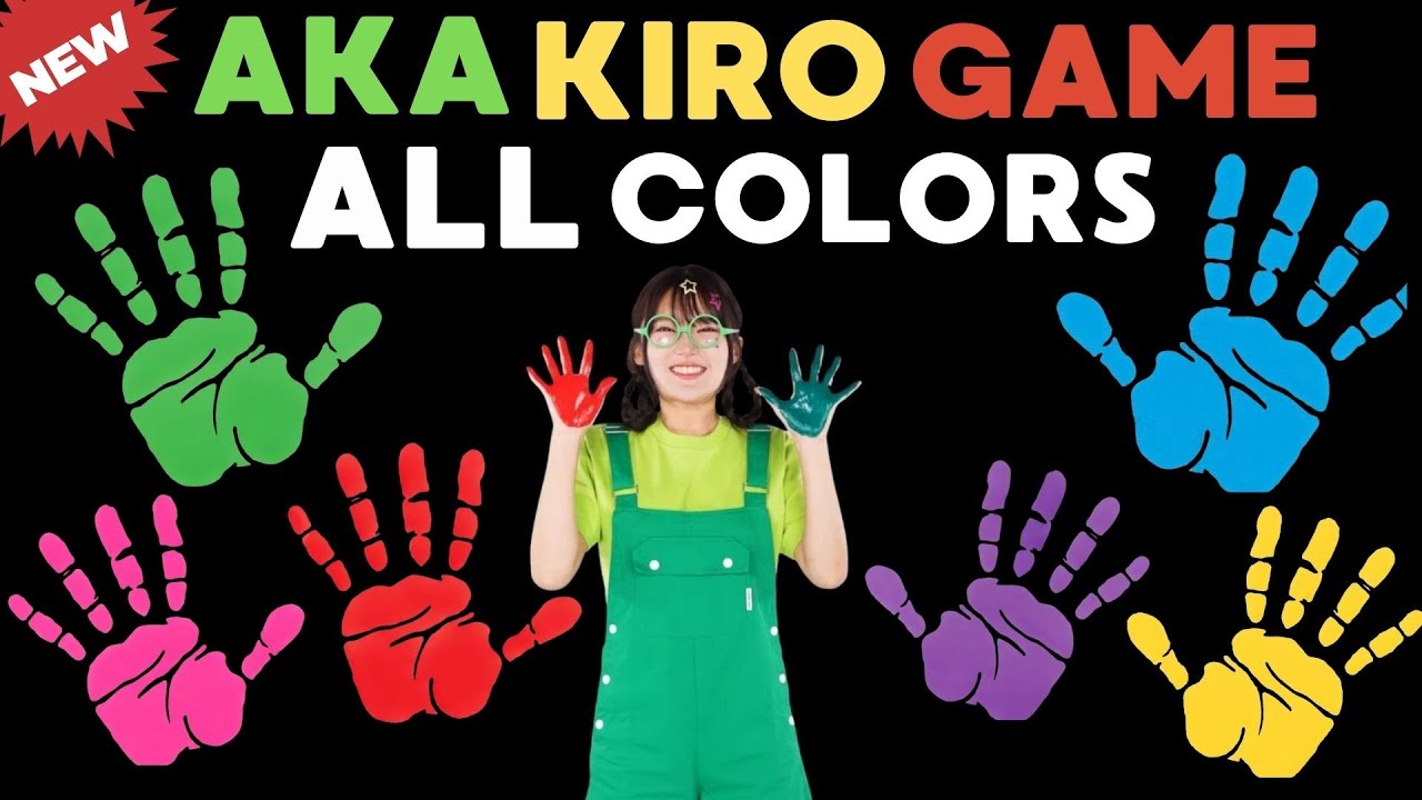 AKA! SHIRO! AKA! KIRO! AO! MIDORI!  |  VIRAL TREND! Color Mixing | immersive interactive challenge!
