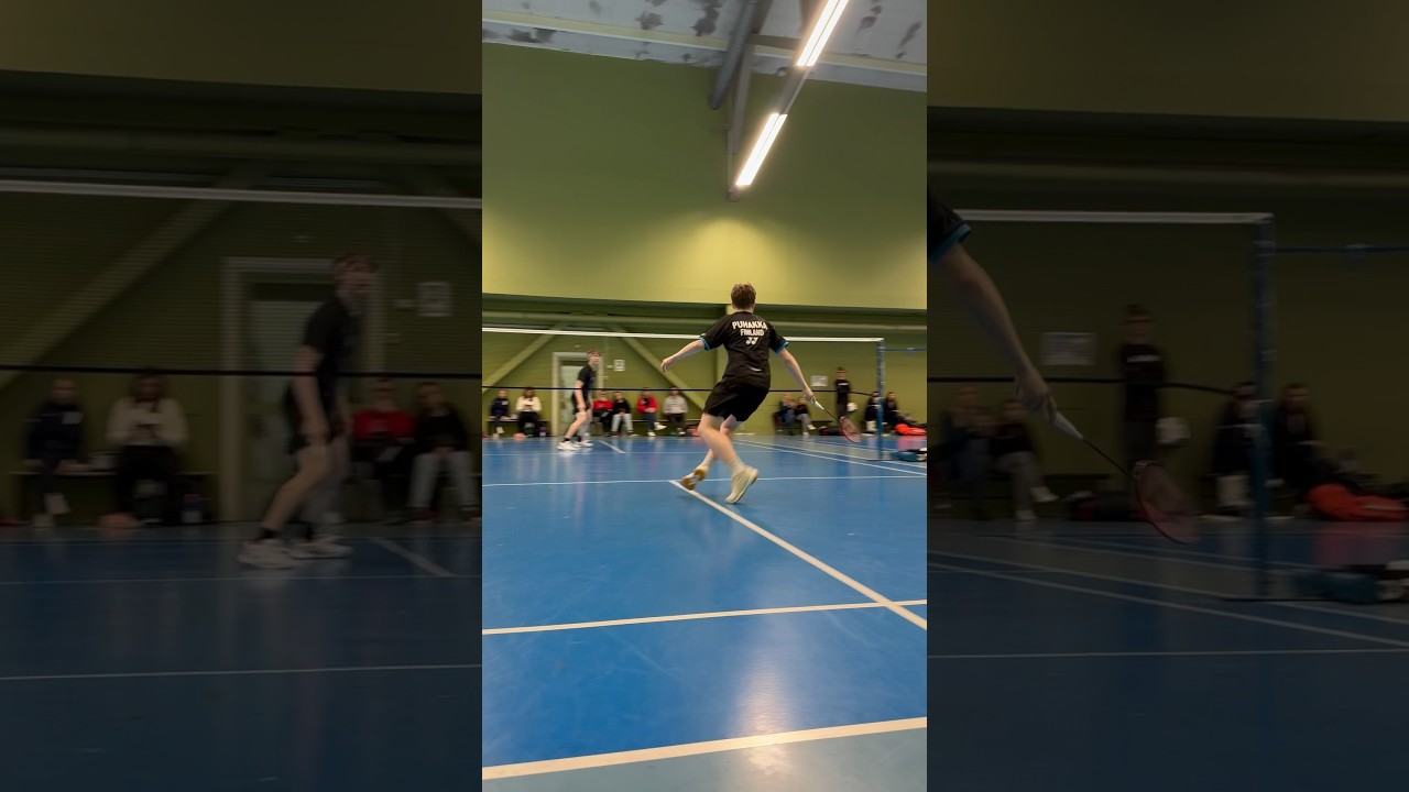 Badminton Match In Finland 🇫🇮 #badminton #badmintonmatch #badmintonfinland