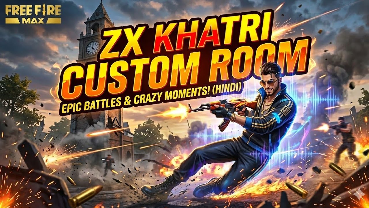 FREE FORE LIVE | ~CUSTOM~ROOM | ZX KHATRI IS LIVE NOW