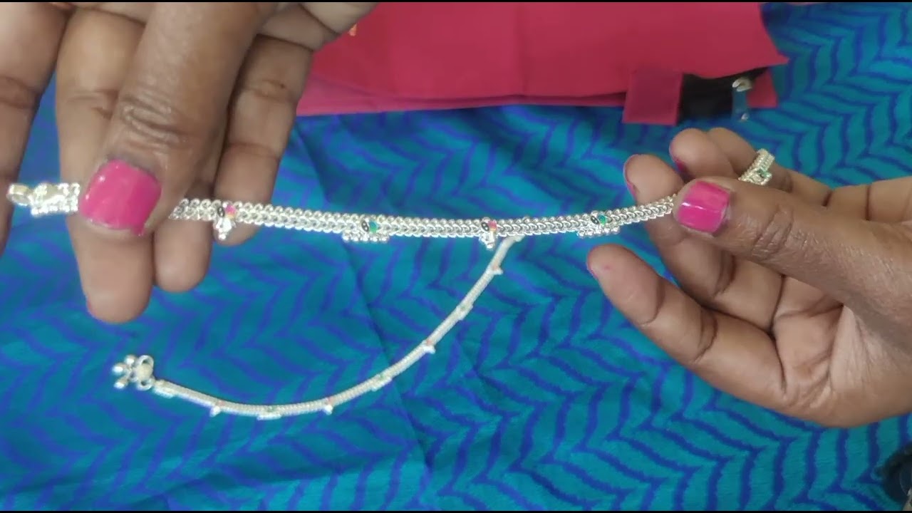 Valentine's day gift 🎁 from my husband.. 😊😍🥰🎉🌹❤️ #shorts #anklet #silver.. Like & Subscribe🌹🙏