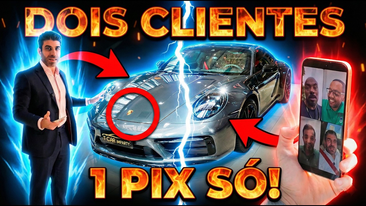 VALENDO A PORSCHE DO BALESTRIN! 💥 R$1,2 MILHÃO… QUEM MANDAR O PIX PRIMEIRO LEVA!