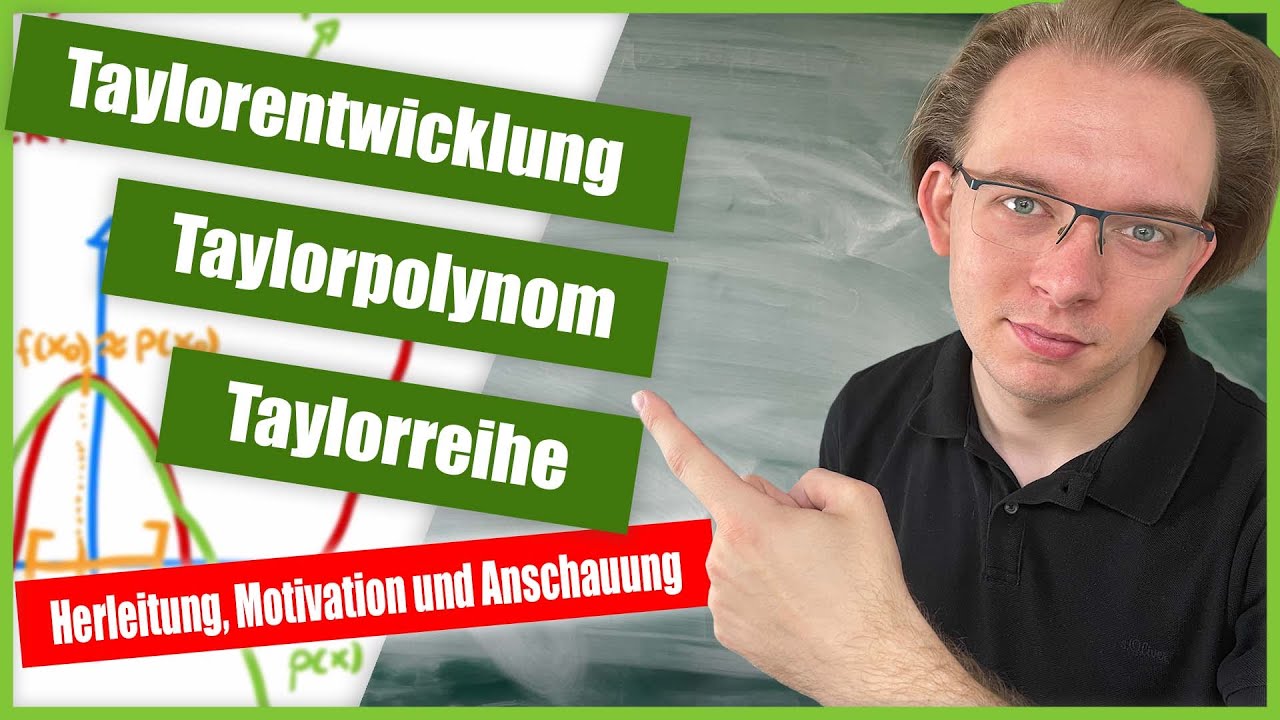 Taylorentwicklung, Taylorreihe und Taylorpolynom - Herleitung und Anschauung hinter der Formel