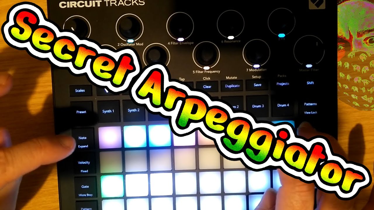 Circuit Tracks Secret arp setting and a bit of Crave N Banjo