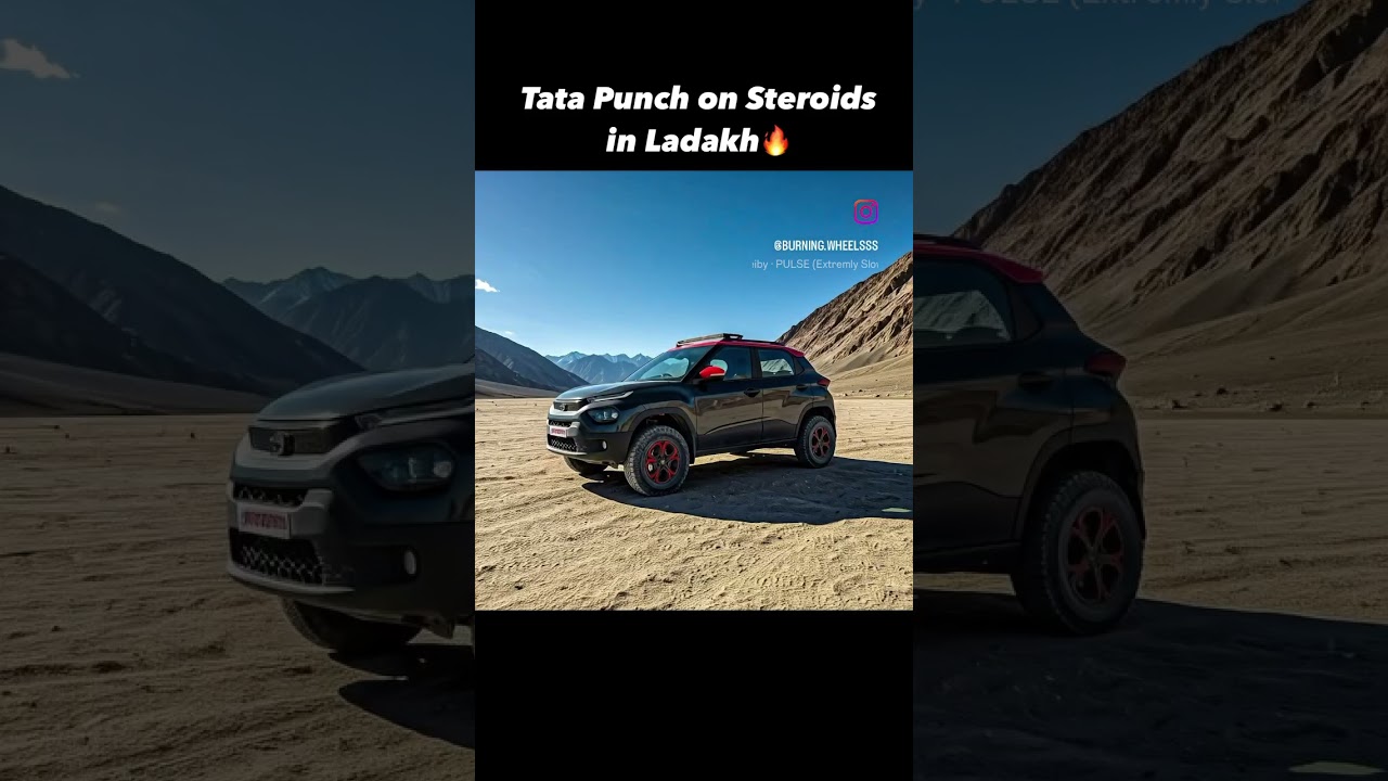 Tata Punch Modified in Ladakh