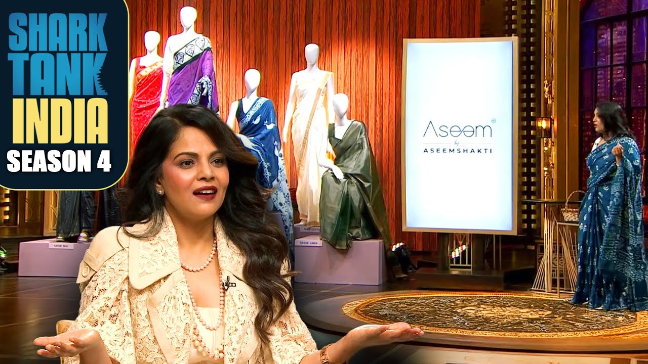 Perfect Blend of Tradition, Only with Aseem Shakti Sarees | Shark Tank India S4 | Iconic Pitches