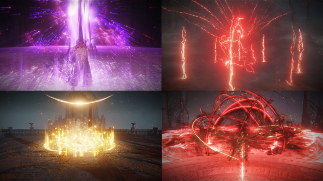 Remade Legendary Weapons Moveset Showcase - Elden Ring Modded