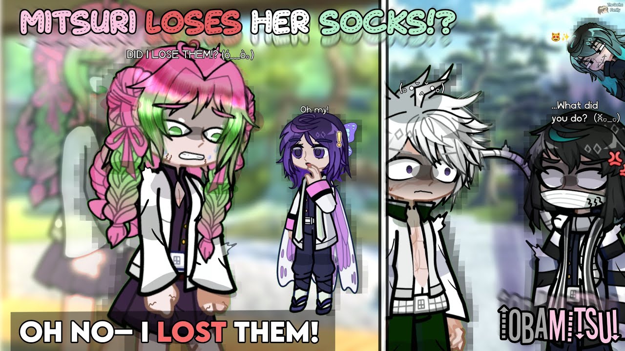 𝙆𝙉𝙔 // 🧦Mitsuri Loses Her Socks!?🧦 // GL2 x Demon Slayer // Ft. Hashiras, (ObaMitsu)