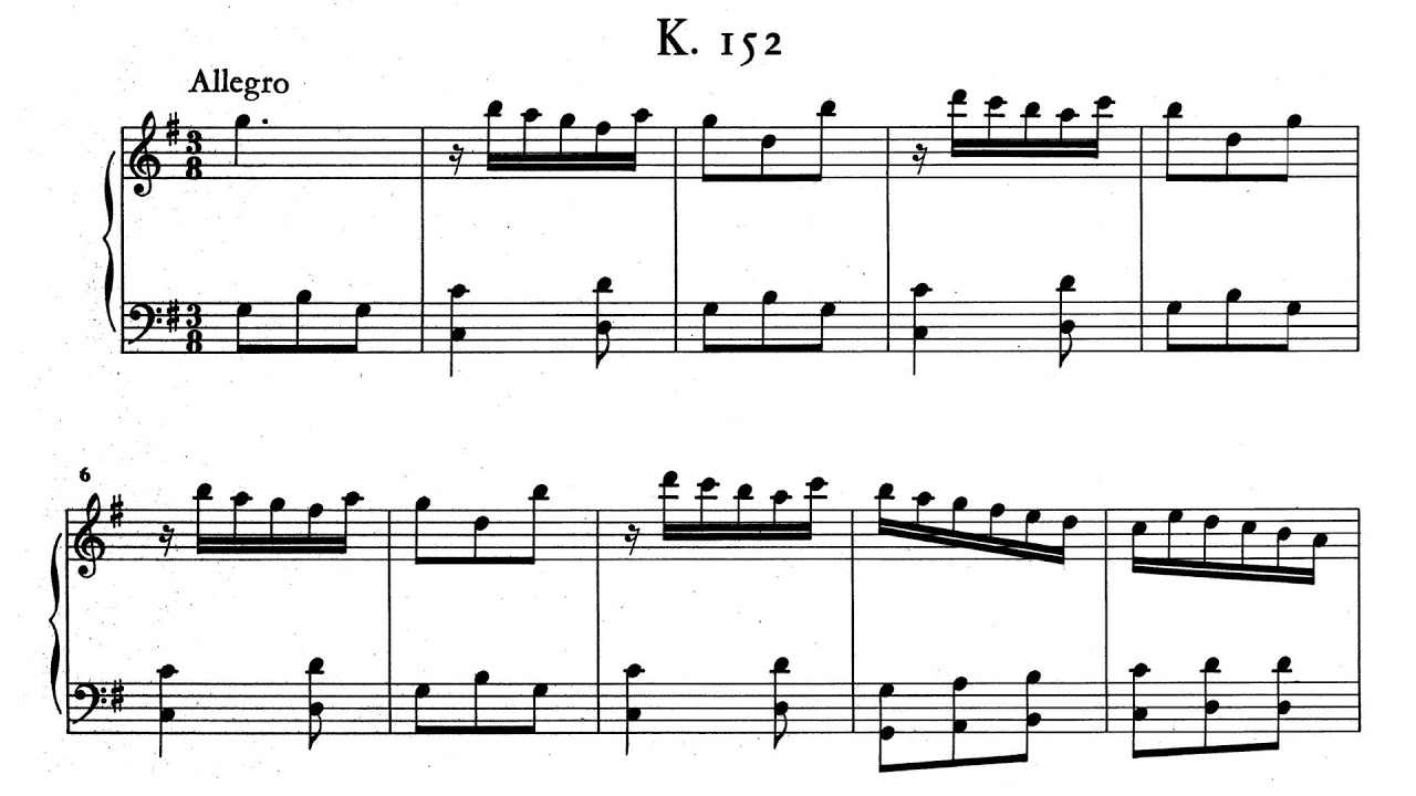 Scarlatti: Keyboard Sonata in G major, K.152