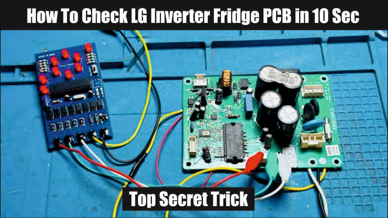 LG Inverter Refrigerator PCB Check Kaise Kare | Full Testing Hindi Me