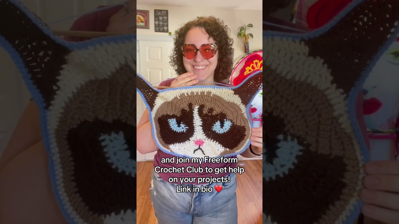 Want to try freeform crochet? Ill teach you ❤️ 