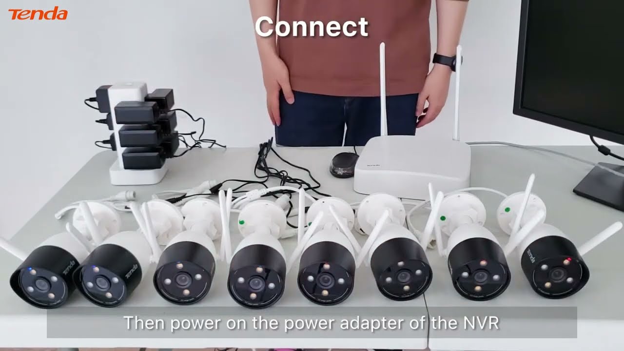 Tenda CCTV Security Kit - K8W  3TC | فتح علبة و إستعراض سريع