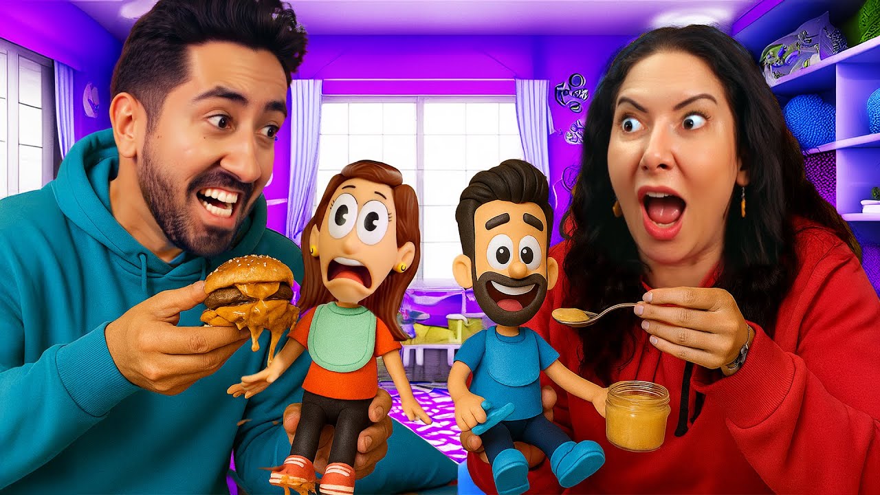 Quem Cuida Melhor do BONECO GABRIEL E SHIRLEY (Viramos Bonecos!)