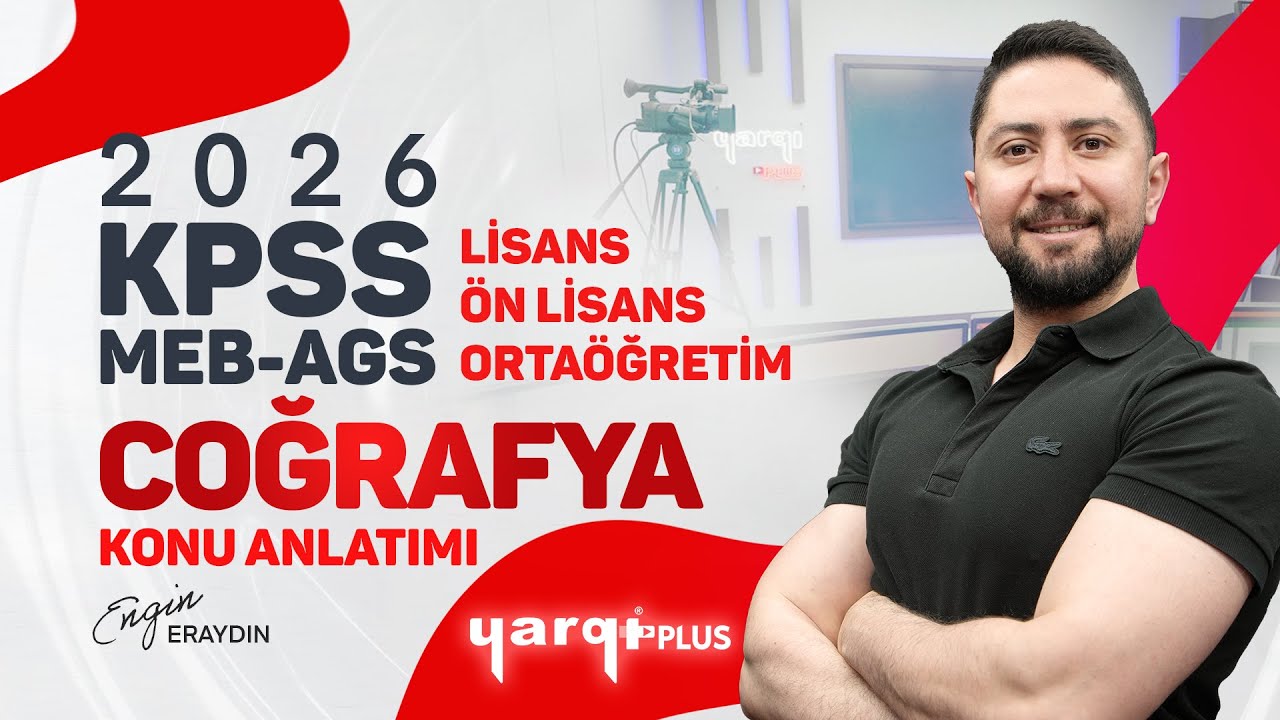 44) 2026 KPSS - AGS COĞRAFYA ENGİN ERAYDIN TÜRKİYE'NİN EKONOMİK COĞRAFYASI - 3  (TARIM 2)