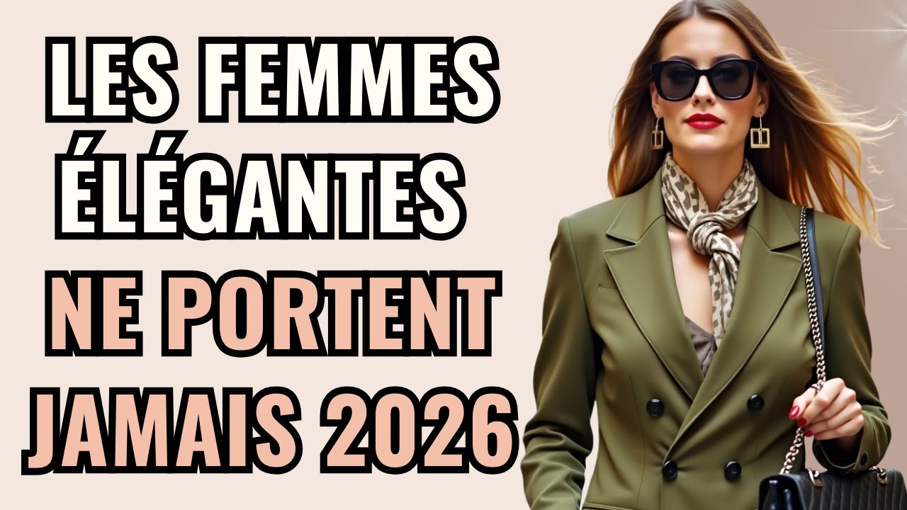 8 Choses Que Les Femmes Élégantes Ne Portent Jamais En Hiver 2026 ! Ce Qui Est Démodé Pour L’Hiver