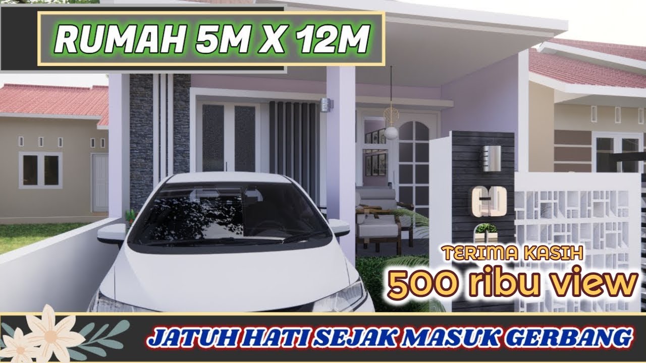 baru buka pagar kamu sudah jatuh cinta dgn rumah 5x12 ini - Cinta pada pandangan pertama