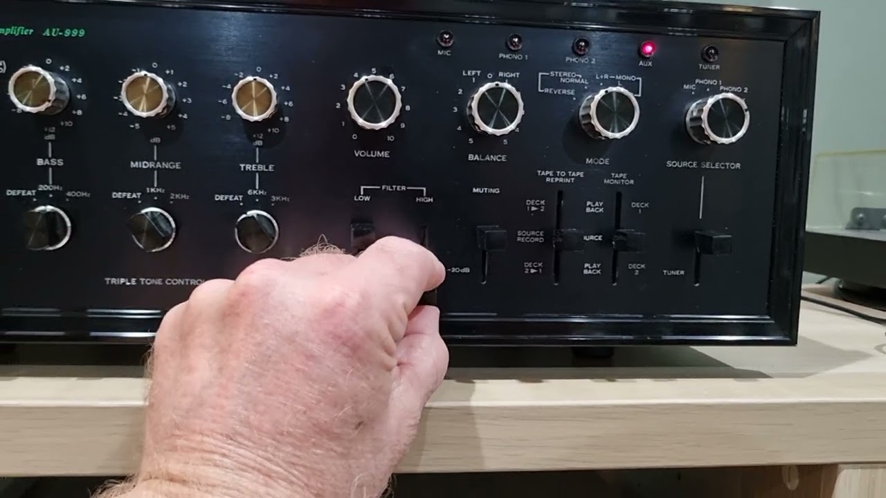 Sansui AU-999 fully restored with all the AK mods. Demo The Alan Parsons Project Eye In The Sky