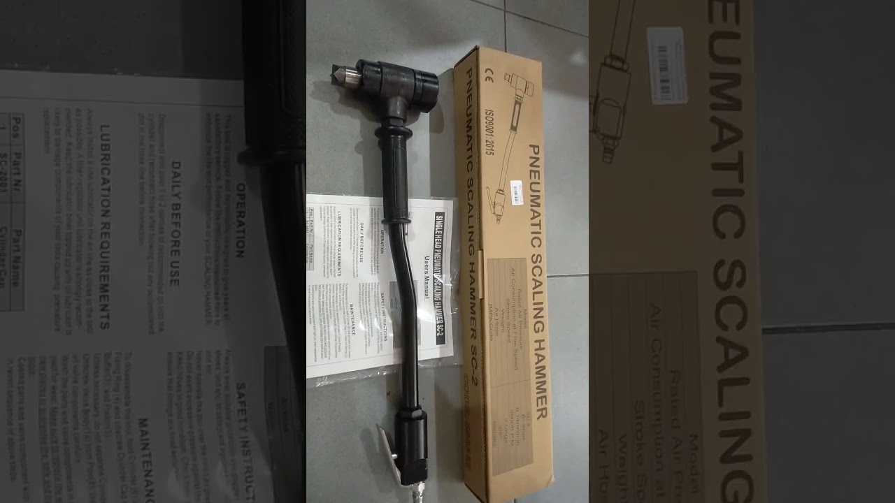 LONGTIME : Air Scaling Pneumatic Scaling Hammer TD-01A PNEUMATIC Air Scaling Hammer S2 IMPA 590382