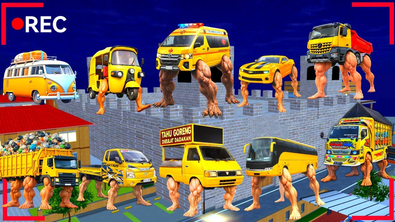 Yuta Mio Panik‼️Banyak Pasukan ANOMALI MONSTER MOBIL KUNING Menyerang Kota 😱 Sakura School Simulator