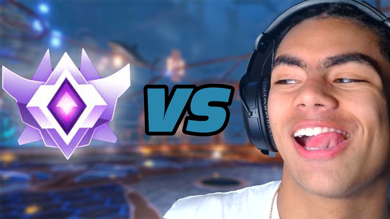 99-0 VS CHAMPION PLAYER IN ROCKET LEAGUE!